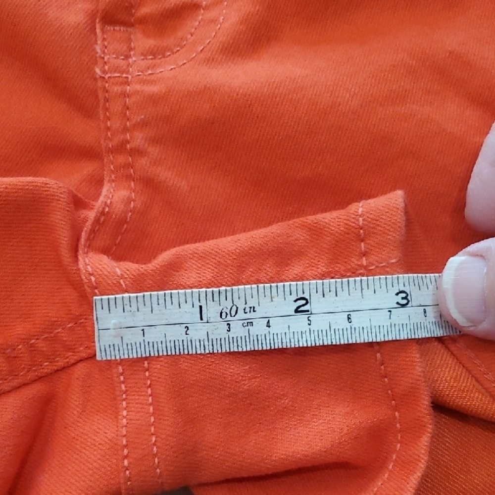 Old Navy Orange Jean Shorts - Picture 5 of 8